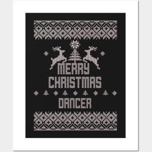 Merry Christmas DANCER Posters and Art